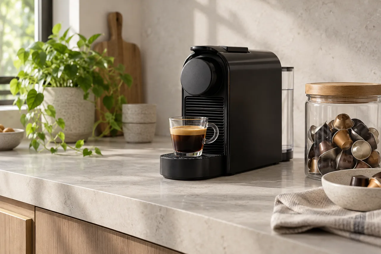 Illustration of a coffee machine
